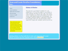 Tablet Screenshot of jldreyfus.org